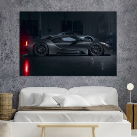 Картина Автомобіль Ford GT Liquid Carbon 122x81 см (1258-1)