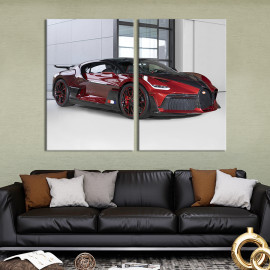 Картина Автомобіль Bugatti Divo 71x51 см (1300-2)