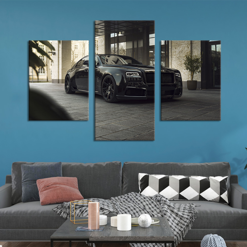 Картина Люксове авто Rolls-Royce Wraith 66x40 см (1399-32)