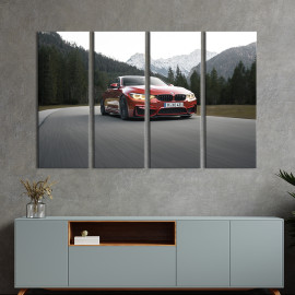 Картина Розкішний червоний BMW 89x53 см (1381-41)