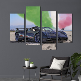 Картина Розкішний суперкар Pagani Huayra Tricolore 89x56 см (1272-42)