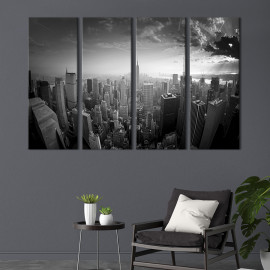 Картина Нью-Йорк з висоти 89x53 см (313-41)