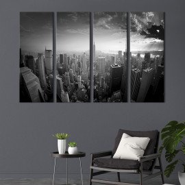 Картина Нью-Йорк з висоти 89x53 см (313-41)