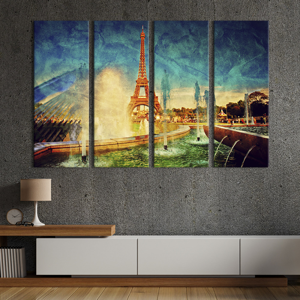 Картина Ейфелева Вежа - серце Парижа 209x133 см (337-41)