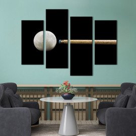 Картина Удар по більярдній кулі 89x56 см (487-42)