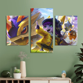 Картина Монстри League of Legends 66x40 см (1462-32)