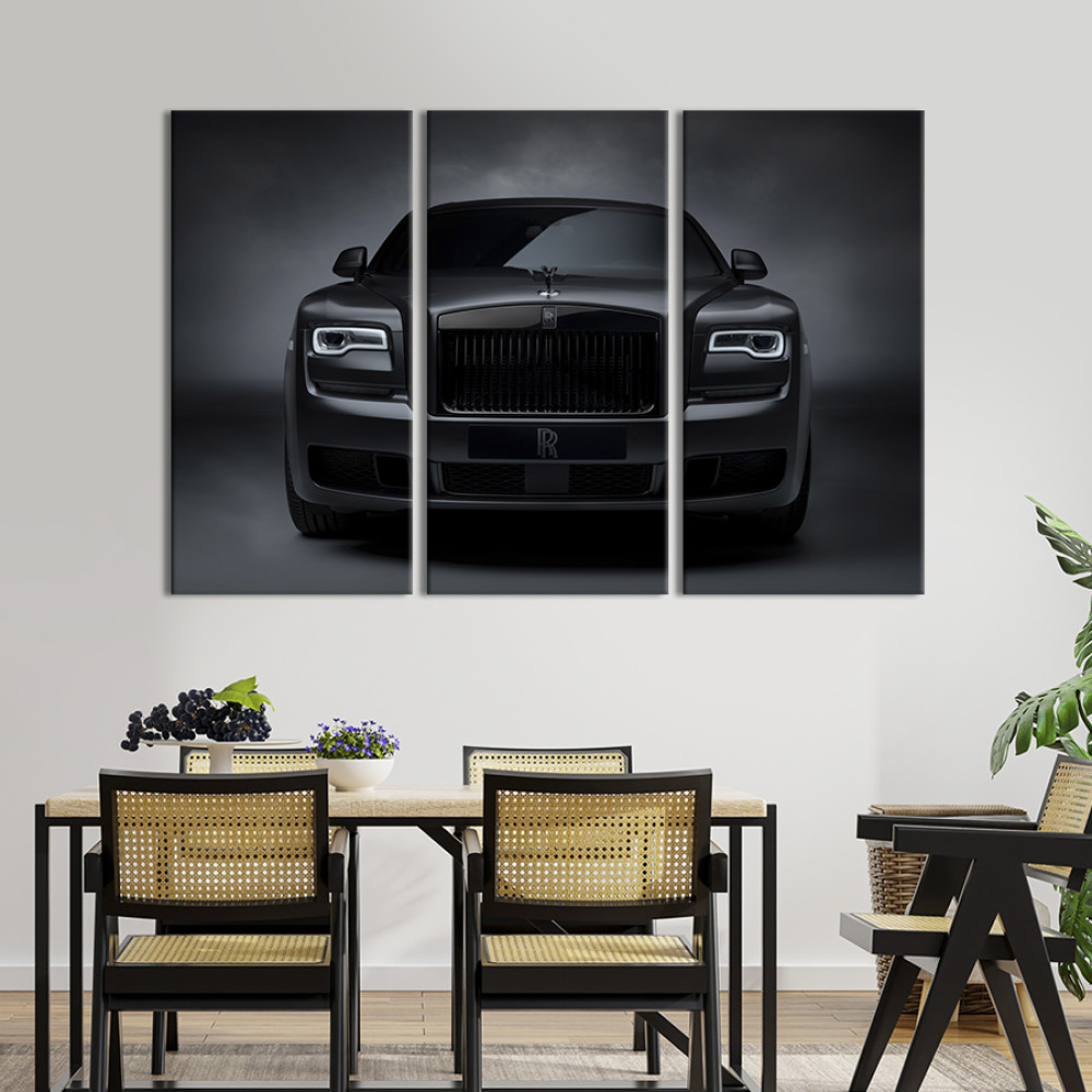 Картина Ефектна модель авто Rolls-Royce Привид 78x48 см (1396-31)