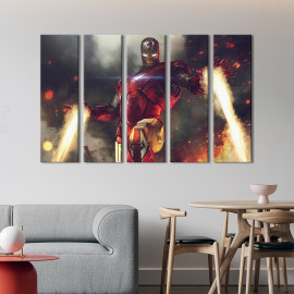 Картина Залізна людина Marvel Comics 87x50 см (716-51)