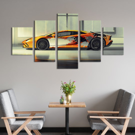 Картина Люксовий автомобіль Lamborghini Aventador S 112x54 см (1248-52)