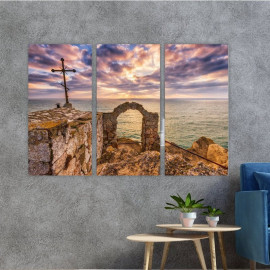 Картина Кам'яна арка та море 78x48 см (M3_M_577)