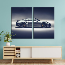 Картина Стильний автомобіль Porsche 911 Turbo S 71x51 см (1385-2)