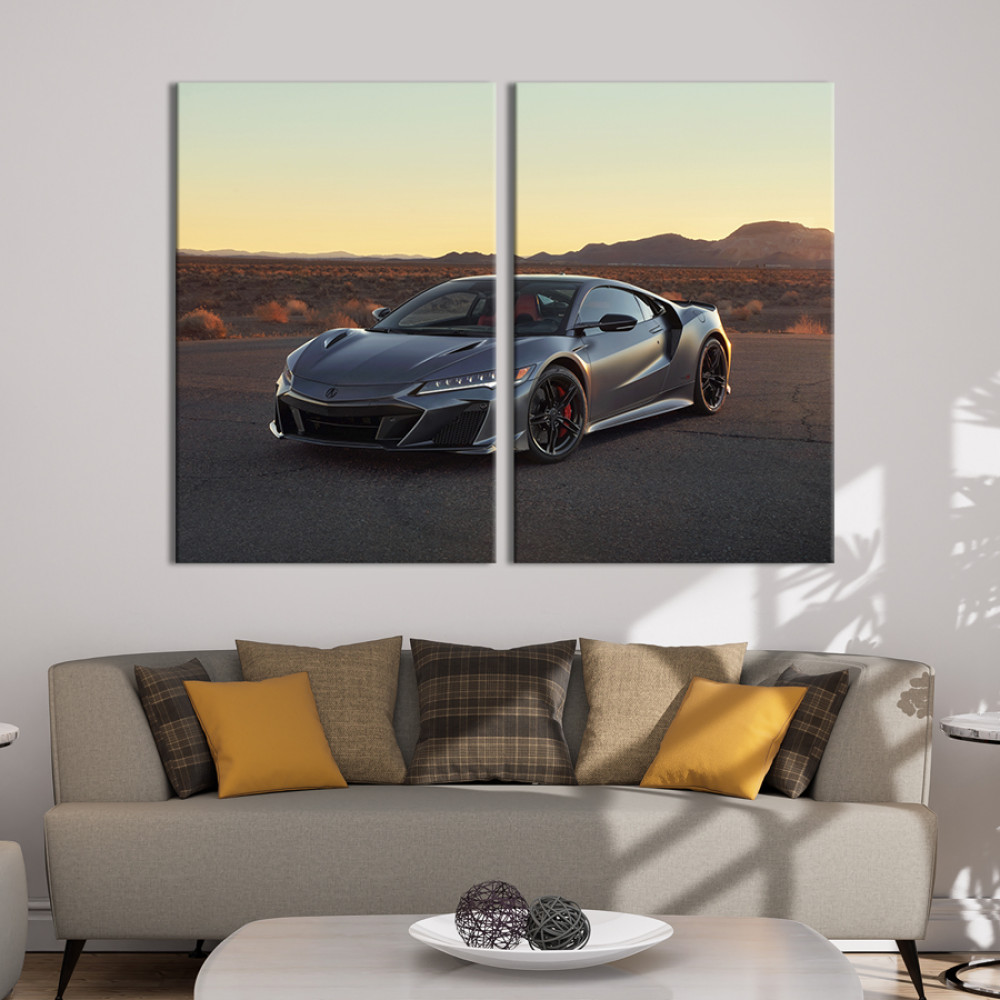 Картина Суперкар Acura NSX Type S 71x51 см (1278-2)