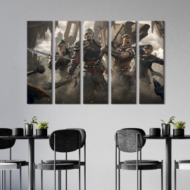 Картина Маршуючий вогонь /For Honor 87x50 см (1477-51)