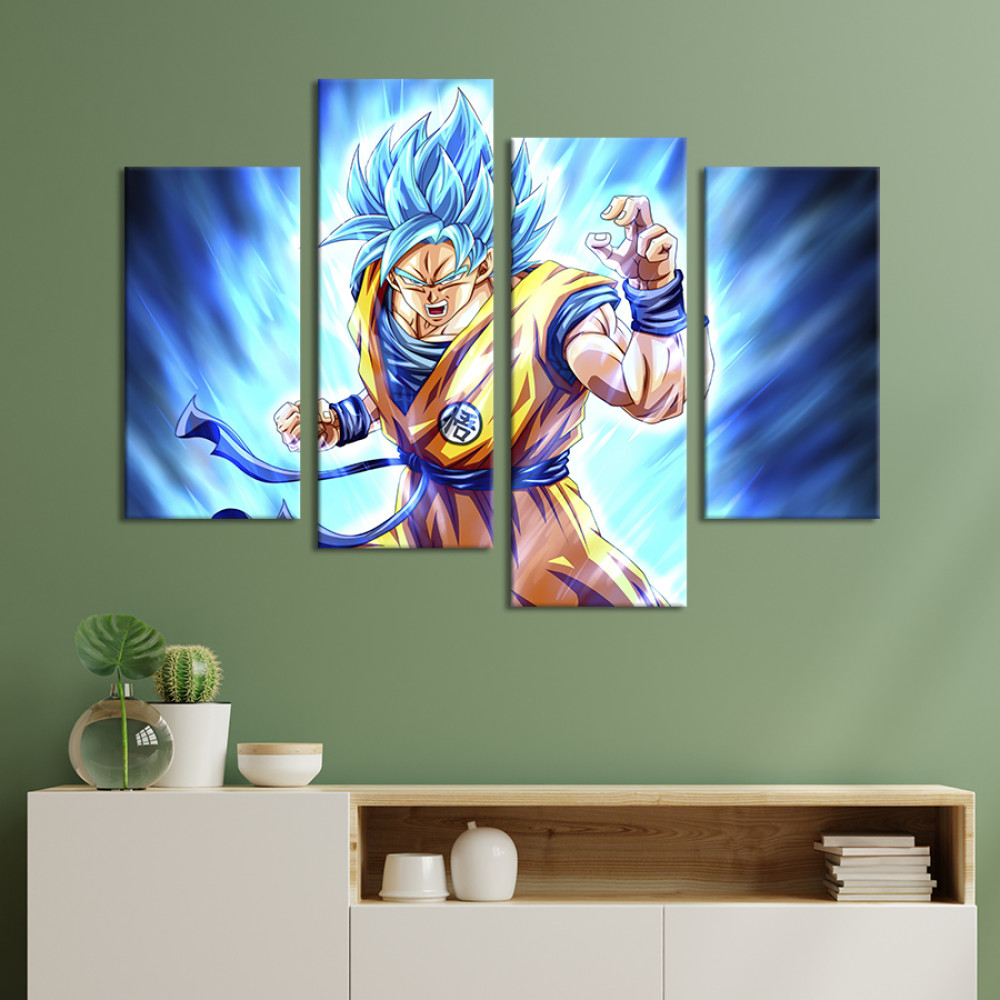 Картина White Hair Goku 149x106 см (708-42)