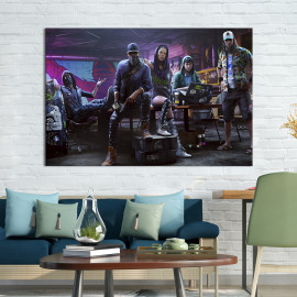 Картина Watch Dogs 2 51x34 см (1434-1)