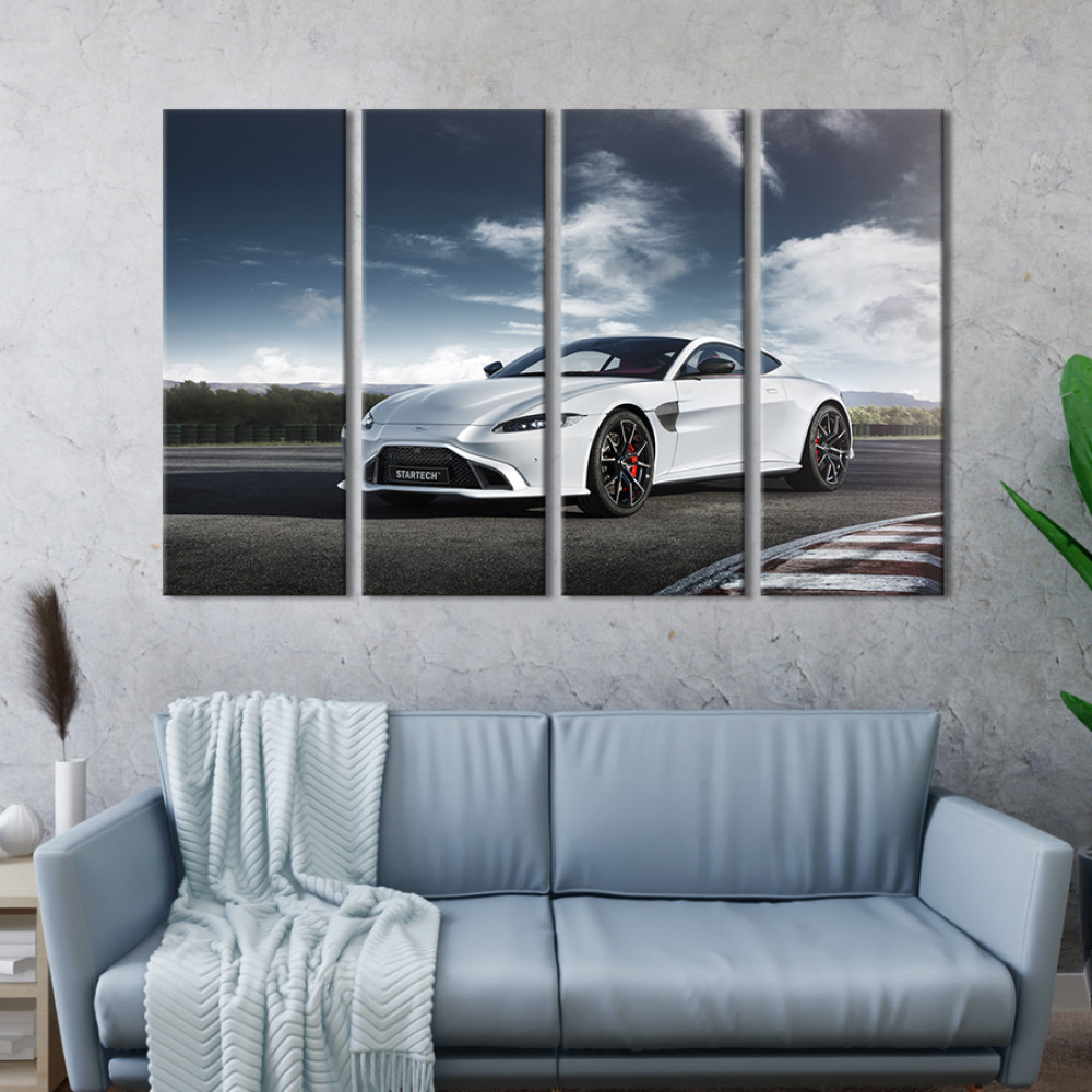 Картина Елітний автомобіль Aston Martin Vantage 149x93 см (1402-41)