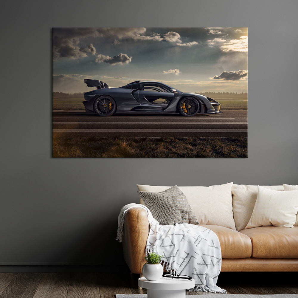 Картина McLaren Senna кольору металік 122x81 см (1363-1)