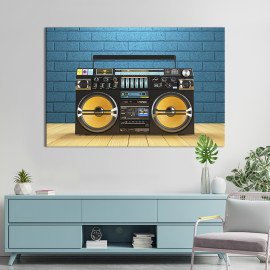 Картина на полотні Раритетний магнітофон 51x34 см (512-1)