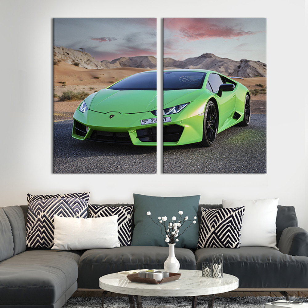 Картина Модний автомобіль Lamborghini Aventador 71x51 см (125-2)