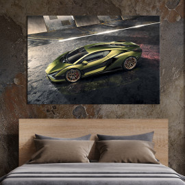 Картина Lamborghini Sian 122x81 см (1251-1)