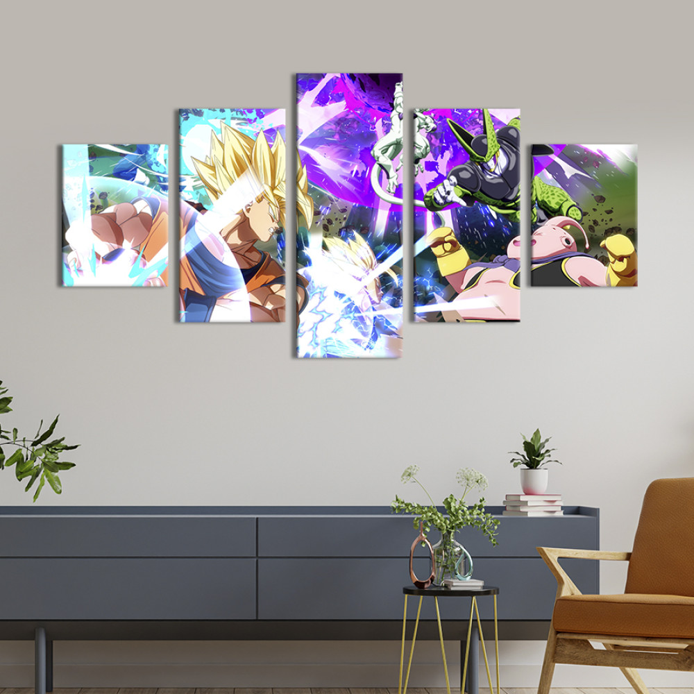Картина Історія Dragon Ball FighterZ 162x80 см (1418-52)