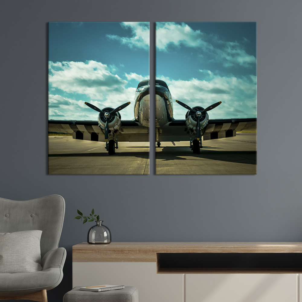 Картина Фантастичний літак 111x81 см (1380-2)