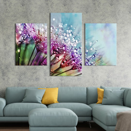 Картина Кульбаба в росі 66x40 см (263-32)