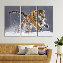 Картина Тигр, що біжить 78x48 см (170-31)