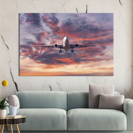 Картина Посадка літака 51x34 см (1344-1)
