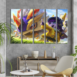 Картина Монстри з гри League of Legends 87x50 см (1462-51)