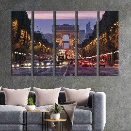 Картина Рух машин через Тріумфальну арку 87x50 см (327-51)