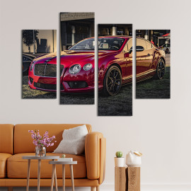 Картина Солідний автомобіль Bentley continental gt 89x56 см (113-42)