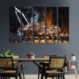 Картина Смачний соковитий стейк 87x50 см (292-51)