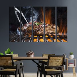 Картина Смачний соковитий стейк 87x50 см (292-51)