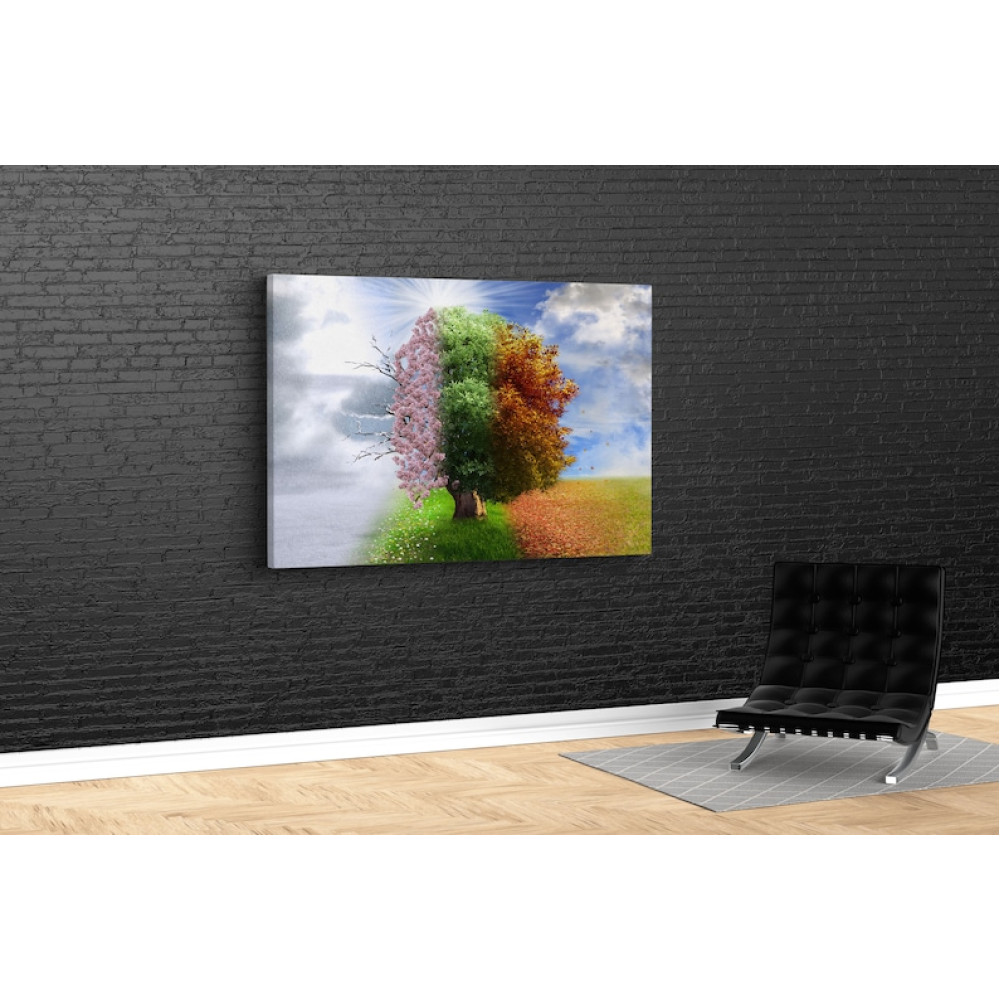 Картина Дерево чотири пори року 51x34 см (703)