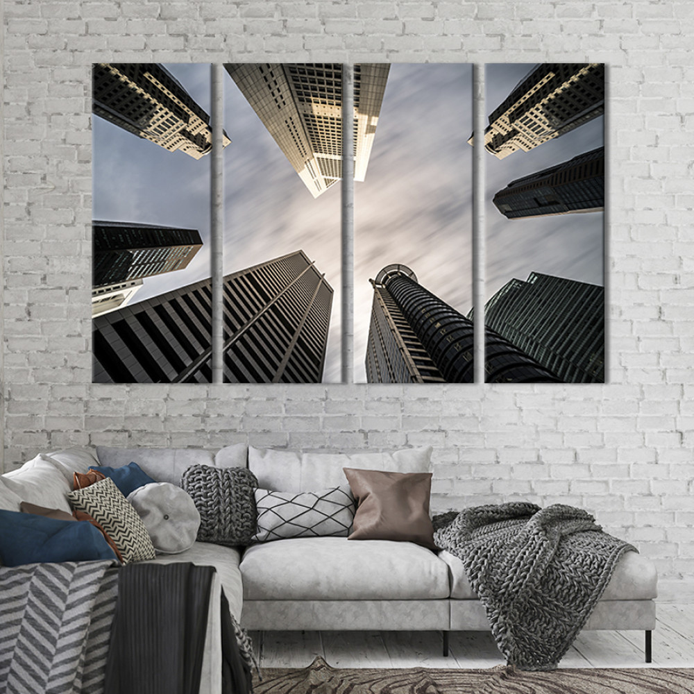 Картина Дахи високих хмарочосів 89x53 см (385-41)