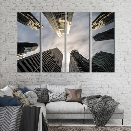Картина Дахи високих хмарочосів 89x53 см (385-41)