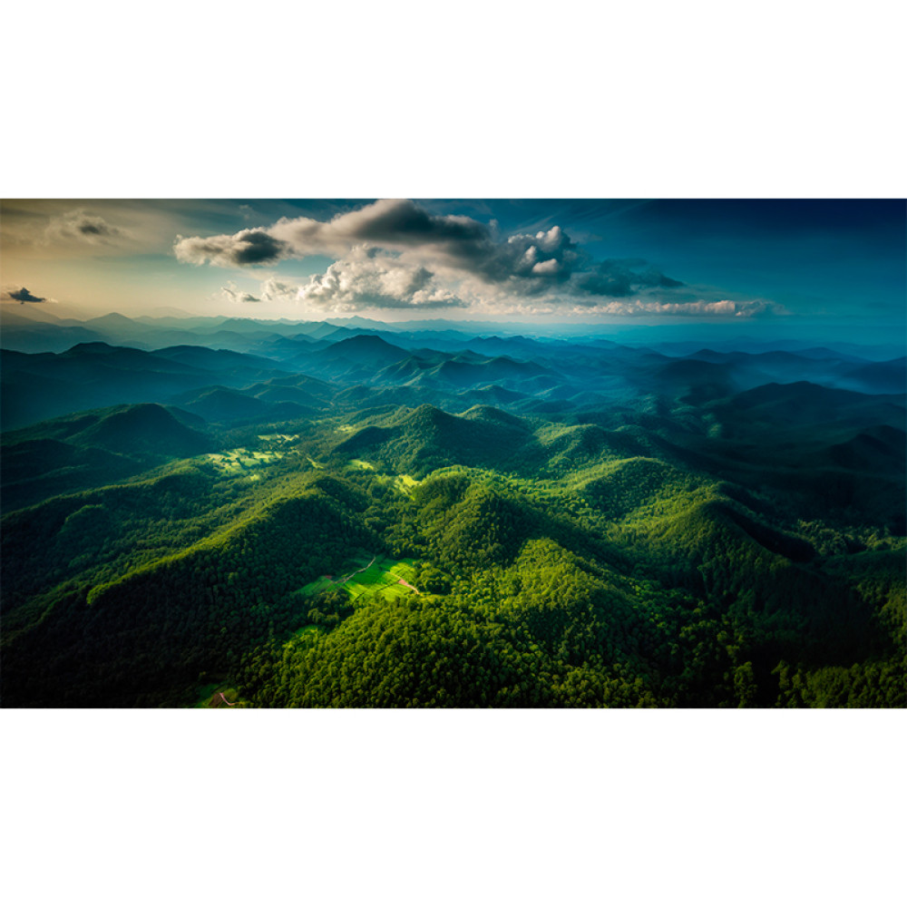 Фотошпалери флізелінові Безкраї зелені гори (WP324)
