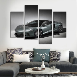 Картина Стильний сірий автомобіль McLaren GT 89x56 см (1252-42)