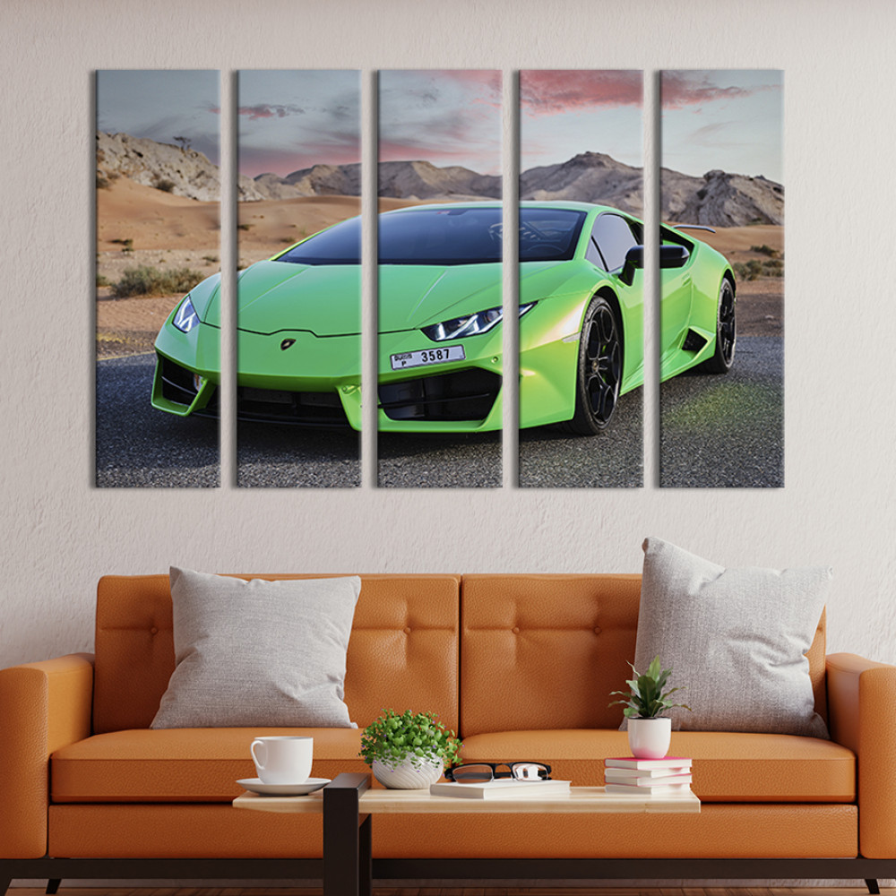 Картина Крутий автомобіль Lamborghini Aventador 87x50 см (125-51)