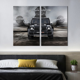 Картина Потужний Mercedes AMG G63 Brabus 71x51 см (1247-2)