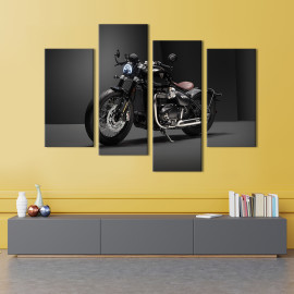 Картина Розкішний байк Triumph Bobber Bonneville 89x56 см (1406-42)