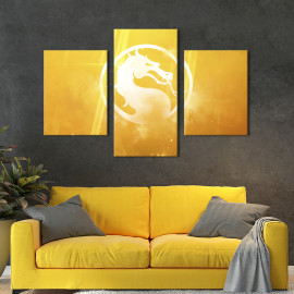 Картина Знак Mortal Kombat 66x40 см (1500-32)