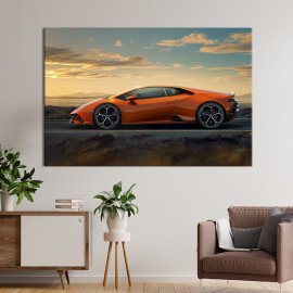 Картина Lamborghini Huracan Evo 122x81 см (1249-1)