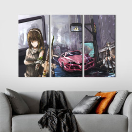 Картина Гра Girls Frontline 78x48 см (1481-31)