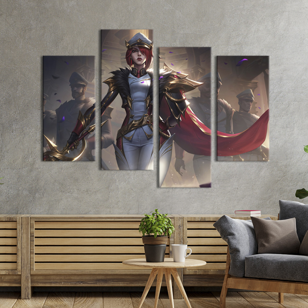 Картина Фіора - персонаж League of Legends 89x56 см (1476-42)