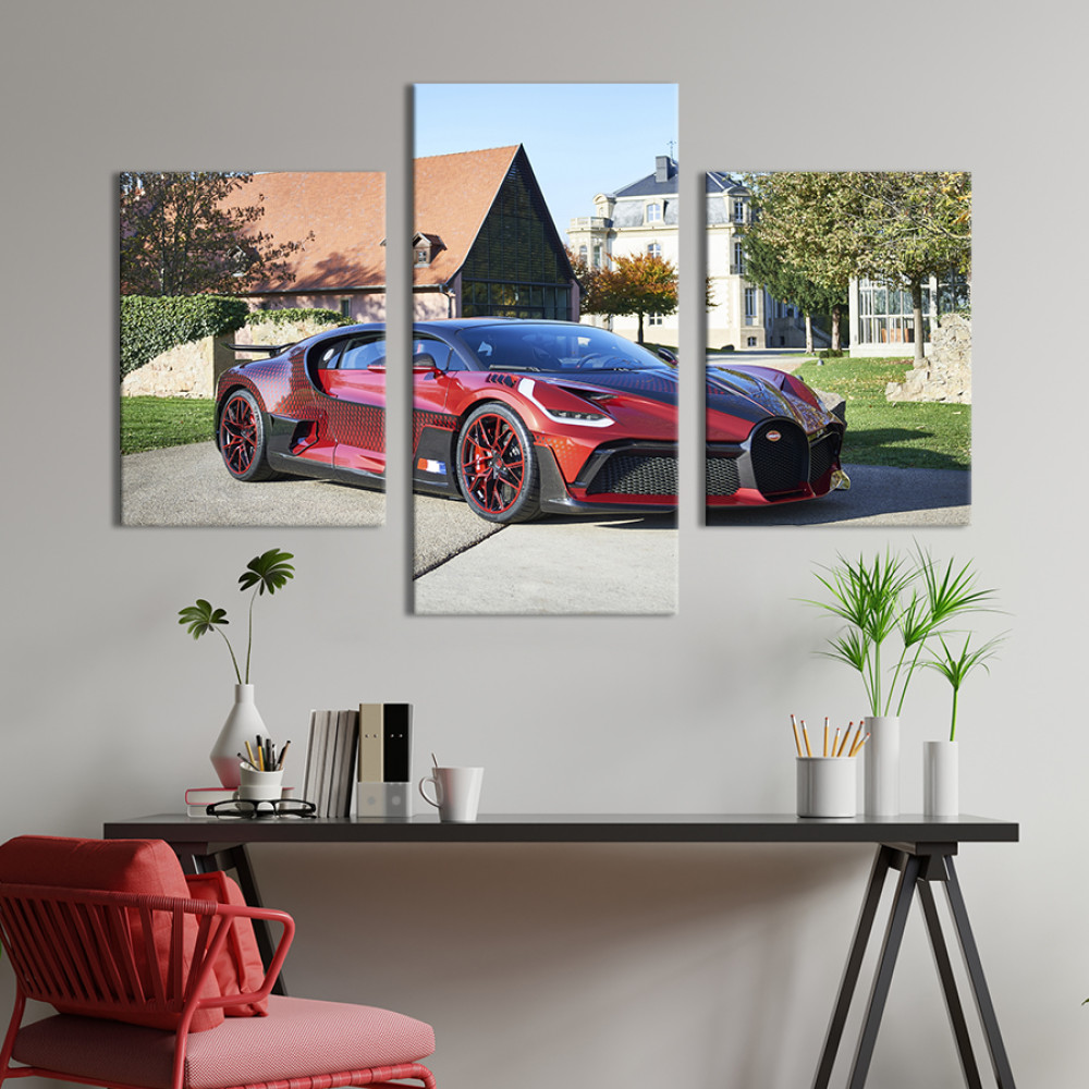 Картина Bugatti Divo Lady Bug зі стильним забарвленням 66x40 см (1307-32)