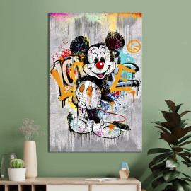 Картина в офіс Веселий Міккі Маус 51x34 см (2art_306)