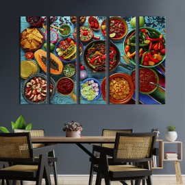 Картина Розмаїття мексиканських страв 87x50 см (295-51)
