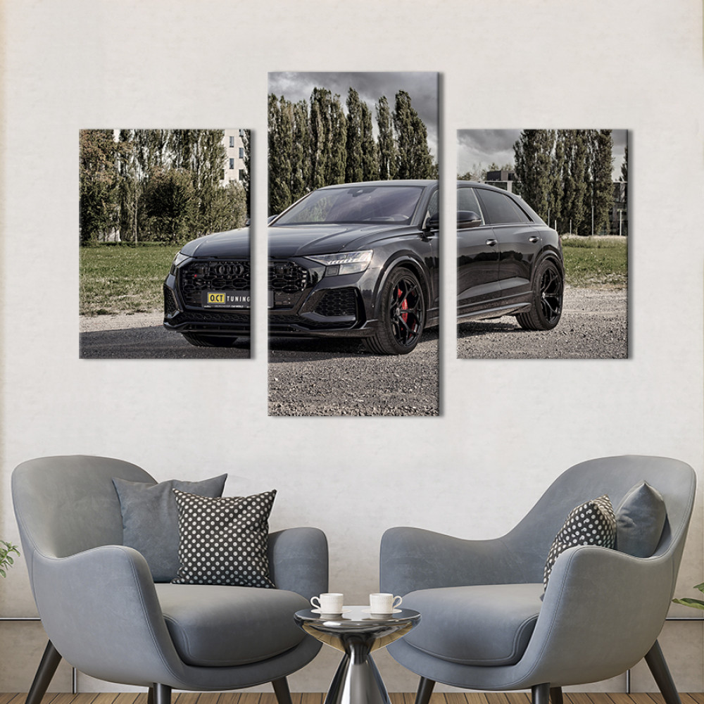 Картина Потужна модель авто Audi RS Q8 66x40 см (1376-32)